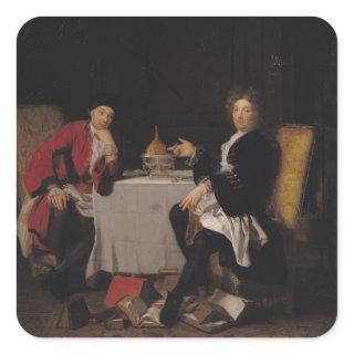Two Epicureans Square Sticker