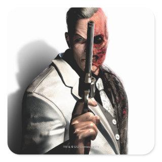 Two-Face 2 Square Sticker