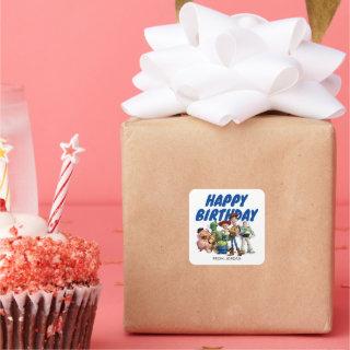 Two Infinity and Beyond Toy Story | Happy Birthday Square Sticker