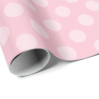 Two-tone Pastel Pink Polka Dots