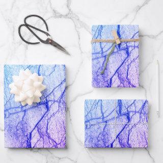 Two Tone Purple Marble Look  Sheets