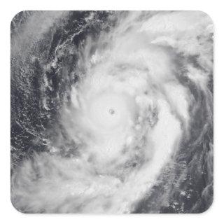 Typhoon Damrey in the western Pacific Ocean Square Sticker