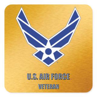 U.S. Air Force Retired Square Sticker