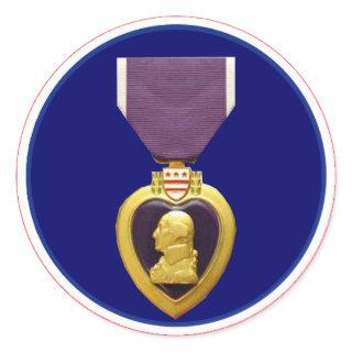 U.S. Military Purple Heart Medal Sticker