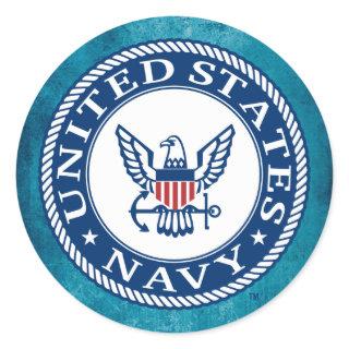 U.S. Navy | Navy Alt Emblem Classic Round Sticker