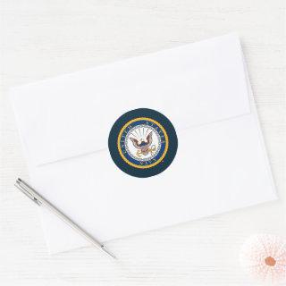 U.S. Navy | Navy Emblem Classic Round Sticker