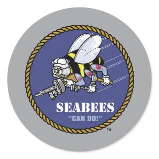 U.S. Navy | Seabees Classic Round Sticker