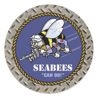 U.S. Navy | Seabees Classic Round Sticker
