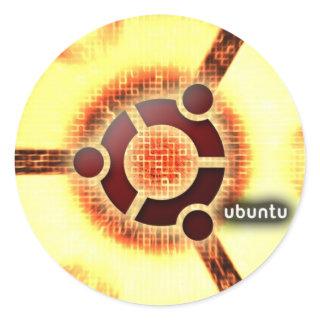 Ubuntu Classic Round Sticker