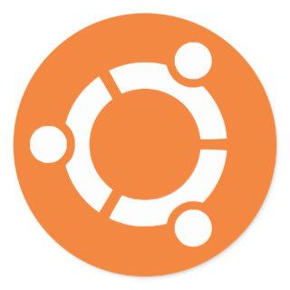 Ubuntu logo classic round sticker