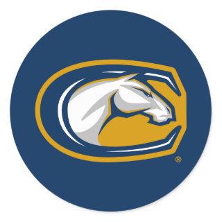UC Davis Horse Head Logo Classic Round Sticker