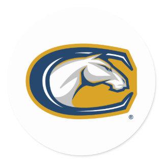 UC Davis Horse Head Logo Classic Round Sticker
