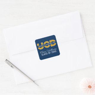 UCD Wordmark | Graduation Square Sticker