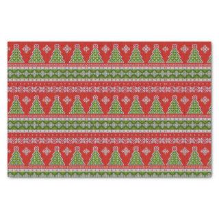Ugly Christmas Sweater | Fair Isle Tissue Paper