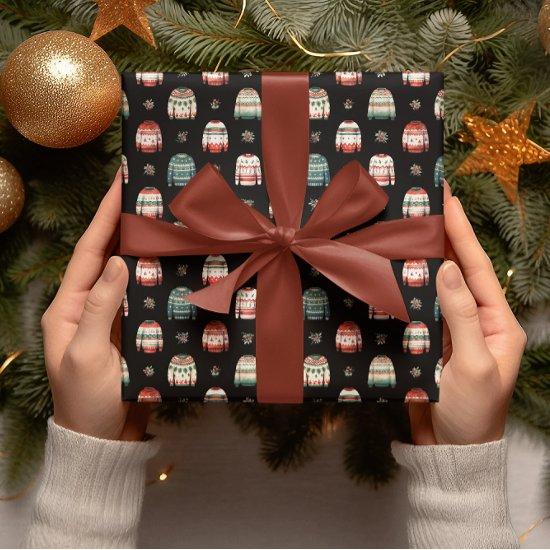 Ugly Christmas Sweater | Holly and Berries Pattern