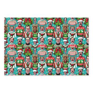 "Ugly" Christmas sweaters with humorous patterns  Sheets
