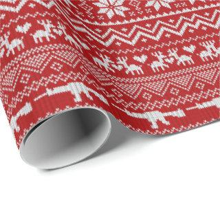 Ugly Sweater AR-15 pattern gift wrap