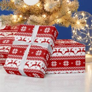 Ugly Sweater Christmas Reindeer & Snowflakes