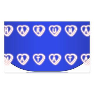 UK Hakuna Matata Art Print Rectangular Sticker