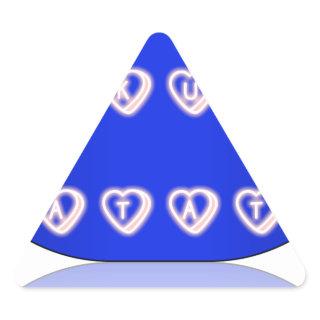 UK Hakuna Matata Art Print Triangle Sticker