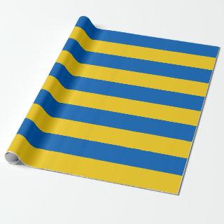 Ukraine Flag Blue Yellow Stripes