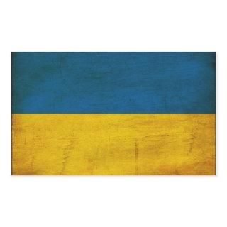 Ukraine Flag Rectangular Sticker