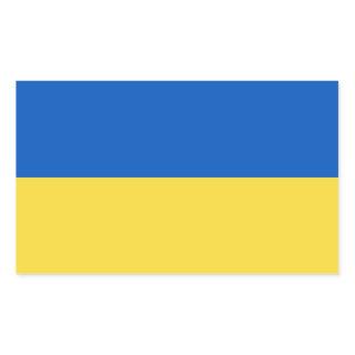 Ukraine Flag Rectangular Sticker