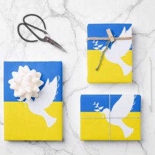 Ukraine Flag  Peace Dove - Freedom