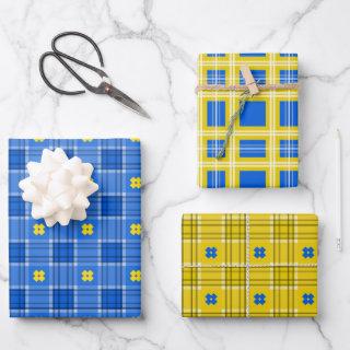 Ukrainian Blue And Yellow Plaid  Sheets