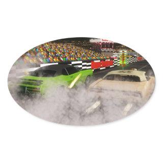 Ultimate Mopar Showdown 2 Oval Sticker