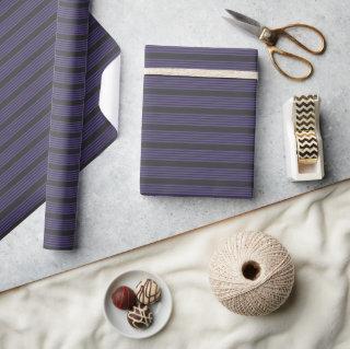 Ultra violet and charcoal five stripe pattern
