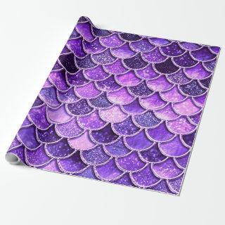 Ultra Violet Glitter Mermaid Scales