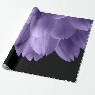 Ultra violet purple flower petals black