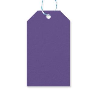 Ultra Violet Purple Solid Color Gift Tags