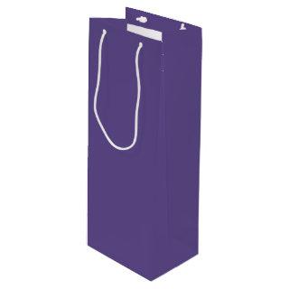 Ultra Violet Purple Solid Color Wine Gift Bag