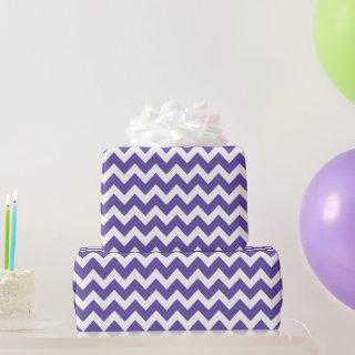 Ultra violet purple white Chevron pattern