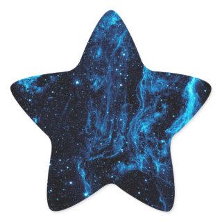 Ultraviolet image of the Cygnus Loop Nebula crop Star Sticker