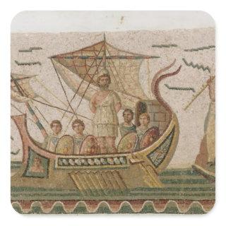 Ulysses and the Sirens Square Sticker