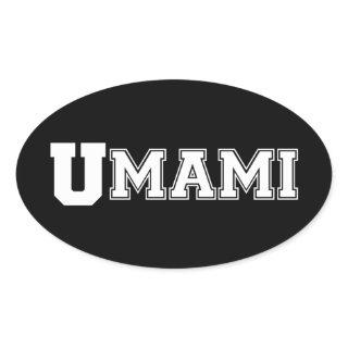 UMAMI COLLEGE OVAL STICKER
