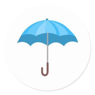 Umbrella Classic Round Sticker