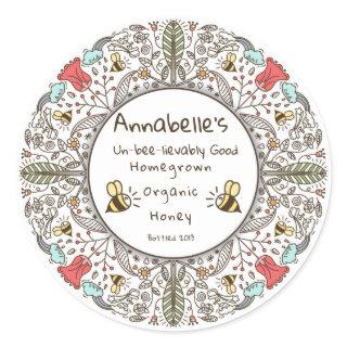 Un-bee-lievably Good Honey Label