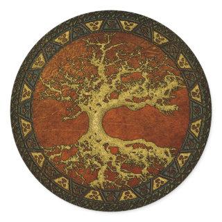 undefined classic round sticker