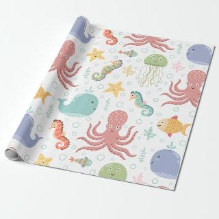 Under the Sea Whale Pattern