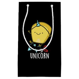 Uni-corn Funny Corn Pun Dark BG Small Gift Bag