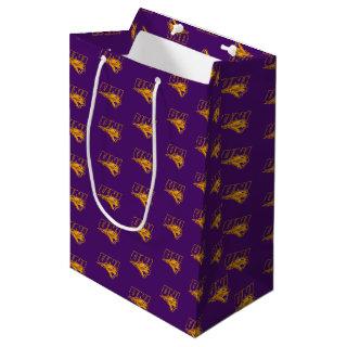 UNI Panthers Logo Distressed Medium Gift Bag