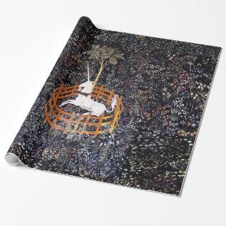 Unicorn In Captivity Tapestry