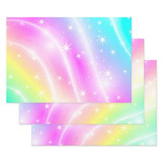 Unicorn Pastel Rainbow Color    Sheets