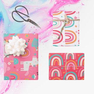 Unicorn Rainbow And Faerie Coordinating Pattern  Sheets