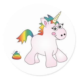 Unicorn Rainbow Poop - Stickers