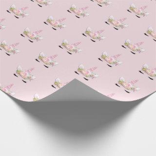 Unicorn Spark Glitter Pink Floral Pastel Girl Lash